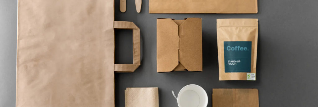 Emballages en papier kraft certifié PEFC, packaging écoresponsable